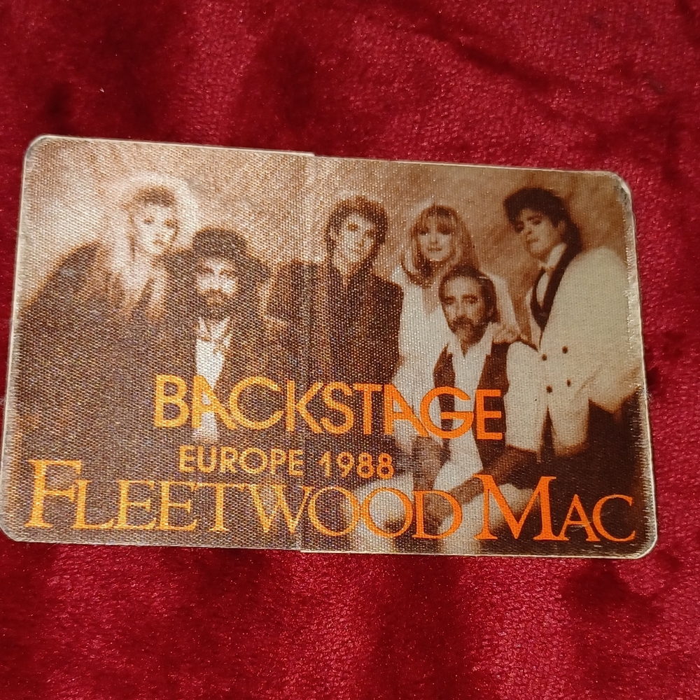 Fleetwood Mac Backstage Pass  Brown/Orange